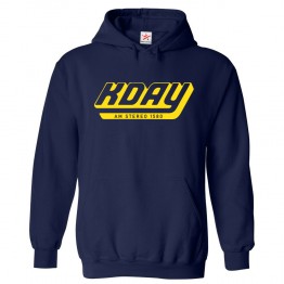 Kday AM Stereo 1580  Classic Unisex Kids and Adults Pullover Hoodie for FM fans